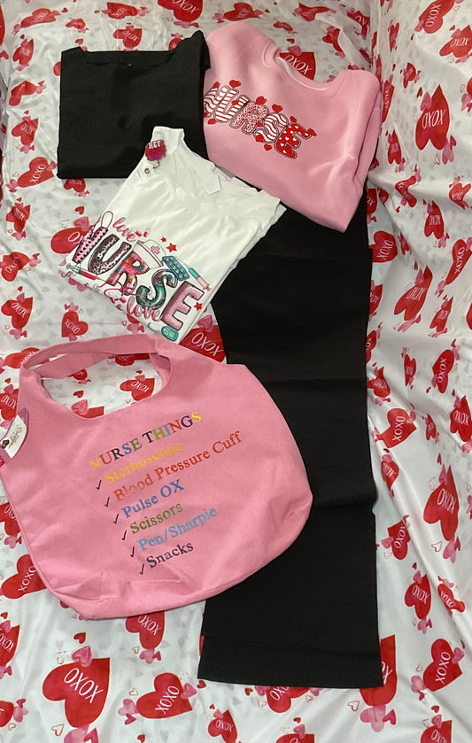 Nurse Love Pink & Black Bundle