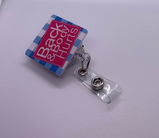 Back & Body Badge Reel